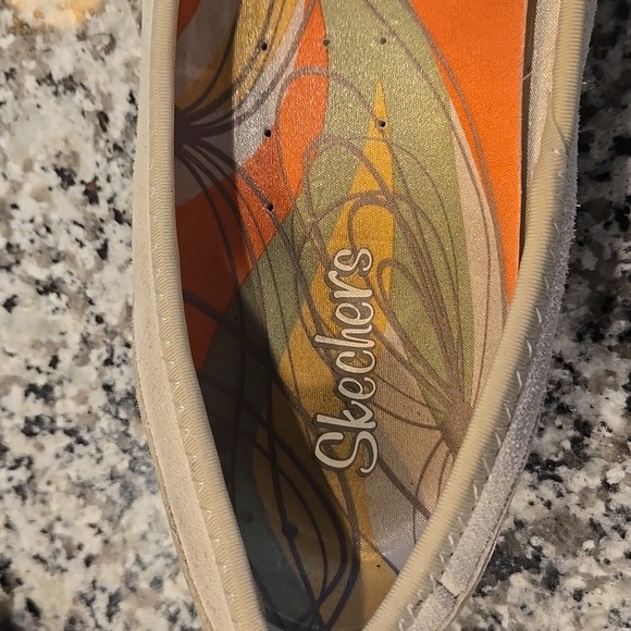 SKECHERS ACTIVE JUBILEE LEATHER BALLET FLATS. SIZE 10 - Picture 7 of 12